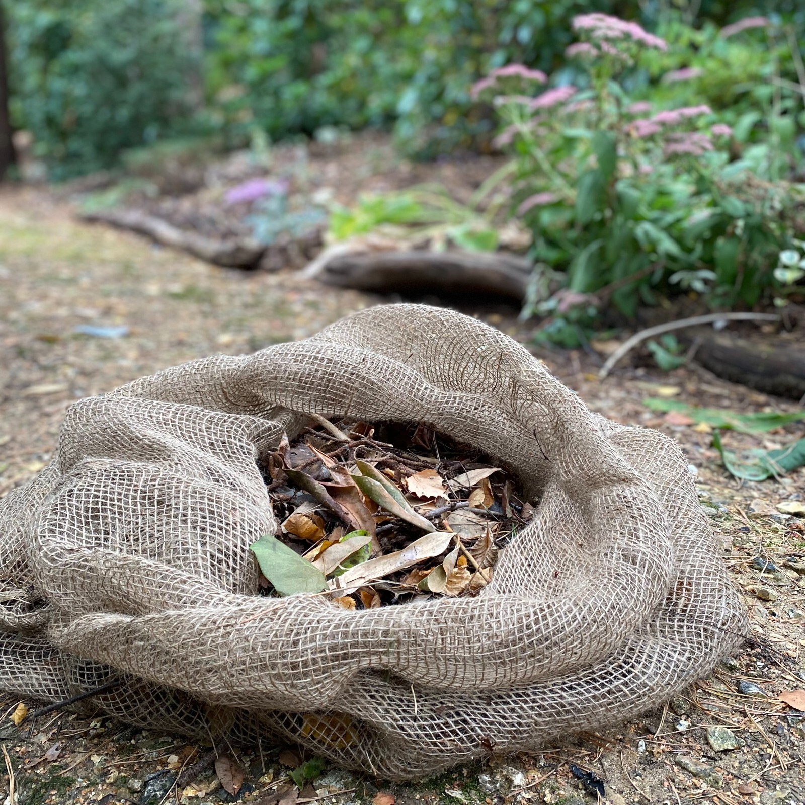 Compostable Leaf Sacks Bags Biodegradable Composter Jute 100 x 80cm - Pack of 20