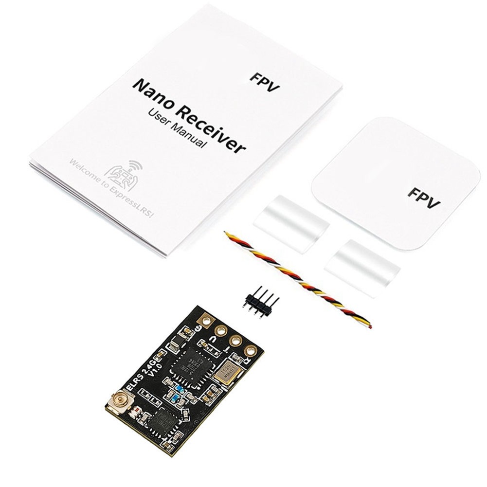 2X(ELRS 2.4G RX Receiver ExpressLRS FPV Receiver 2.4GHz for RC Racing6600