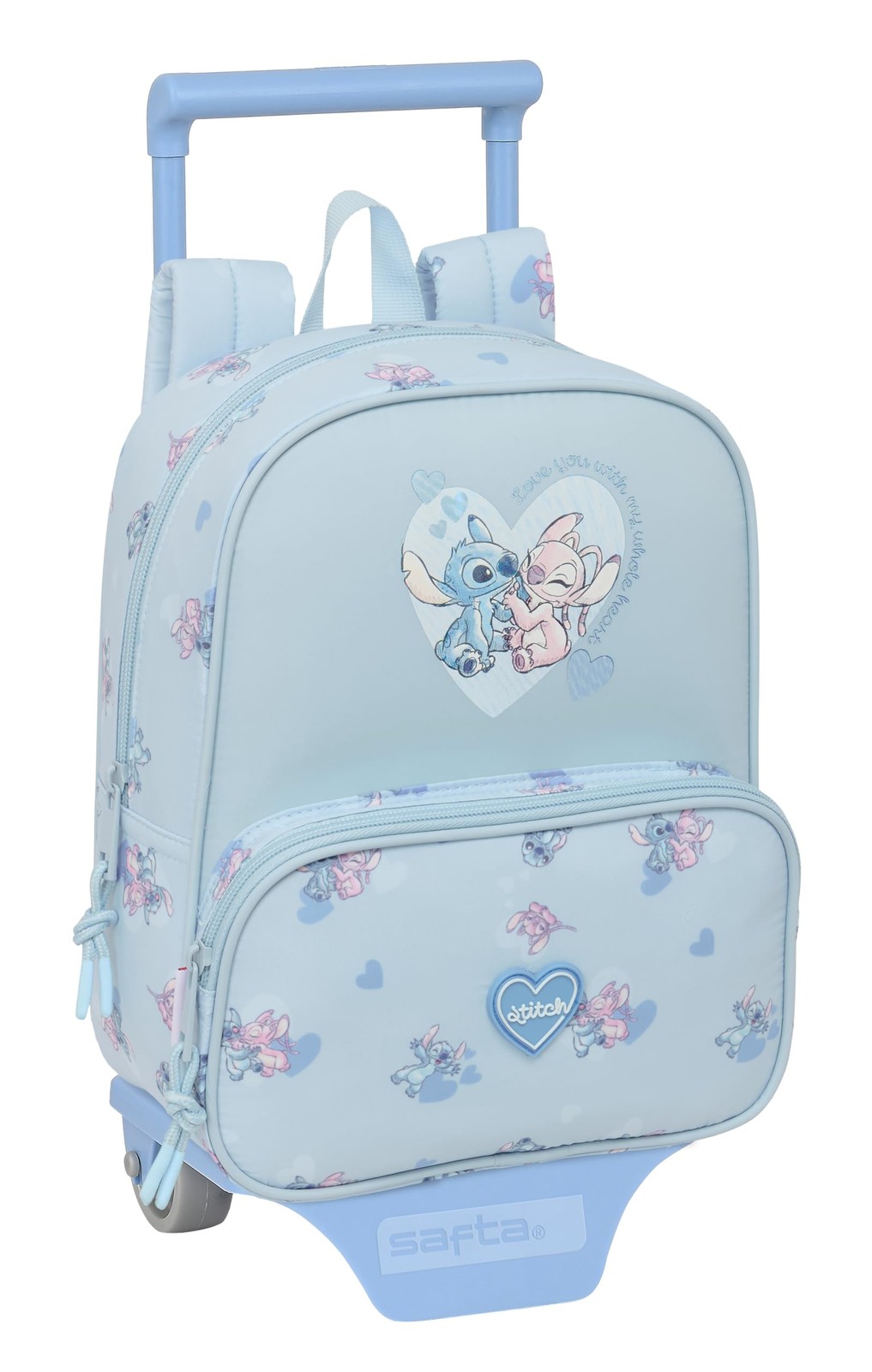 STITCH - Nursery Backpack with Safta Trolley, Ideal for Children of Different Ag