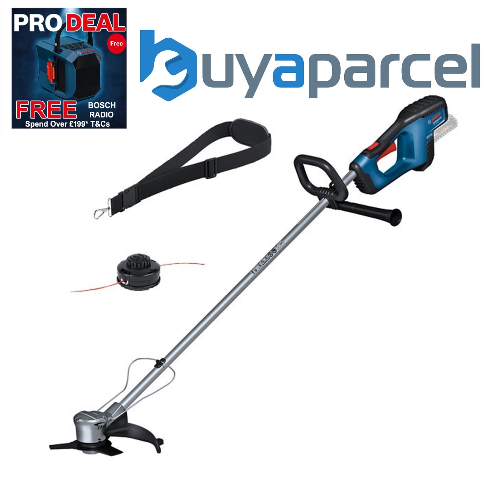 Bosch GFR 18V-23 18V Professional Cordless Brushless Brushcutter Grass Trimmer