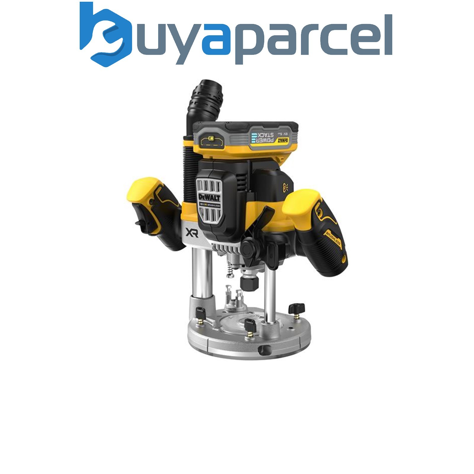 Dewalt DCW620H2-GB 1/2in Plunge Router 18V 2 x 5.0Ah POWERSTACK Li-ion