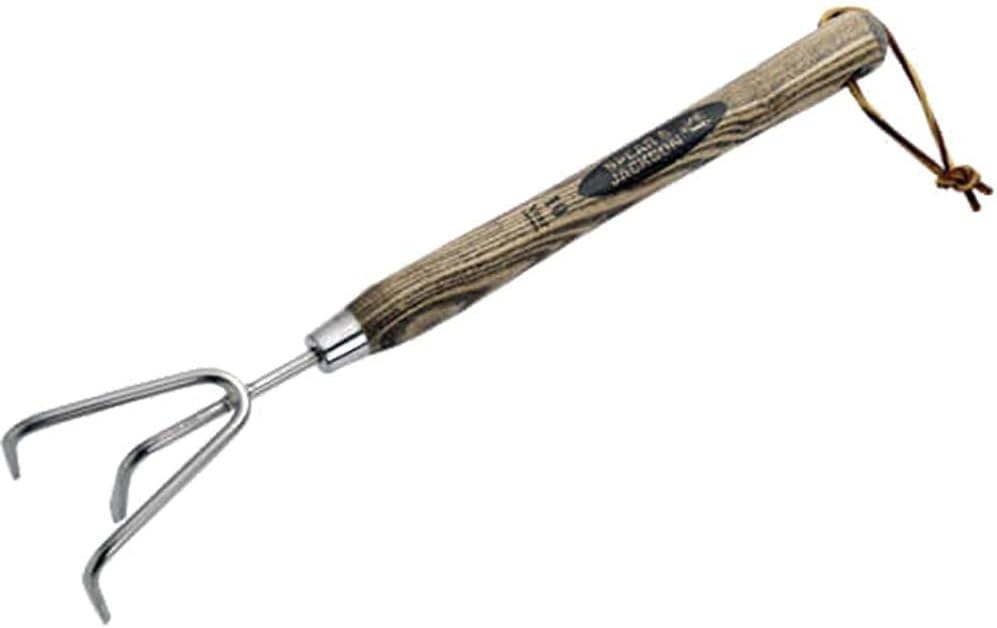 Spear & Jackson 5210PC Traditional Stainless Steel 12" Handle 3 Prong Cultivato