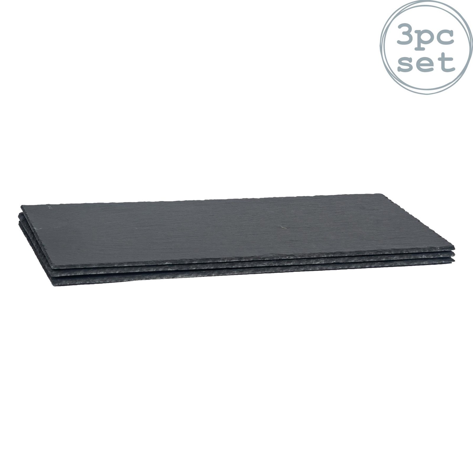 Modular Slate Table Runner Rustic Dining Table Place Setting 150 x 25cm Grey