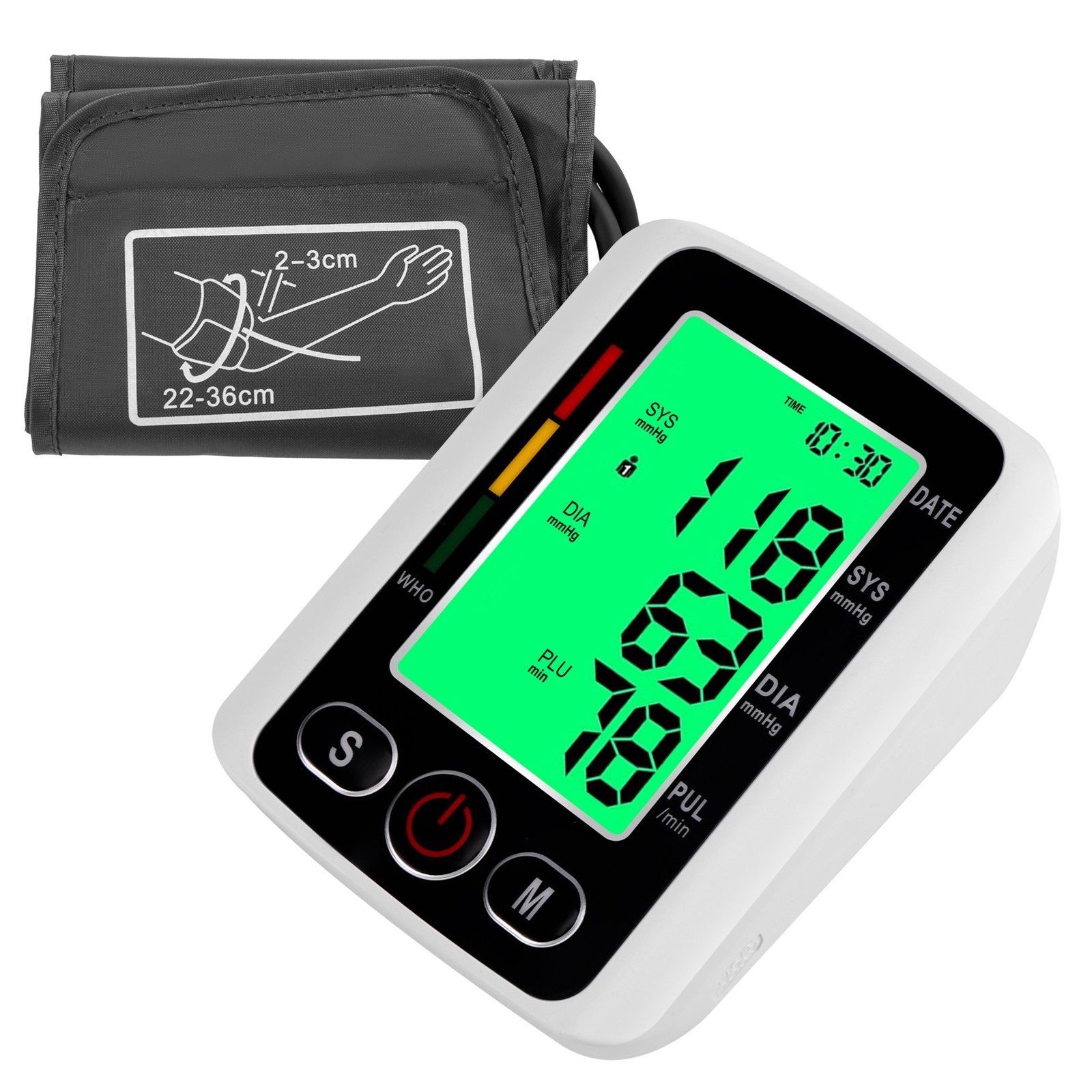 2X(Automatic Upper Arm Digital Blood Pressure Monitor Pulse Rate Monitoring5806