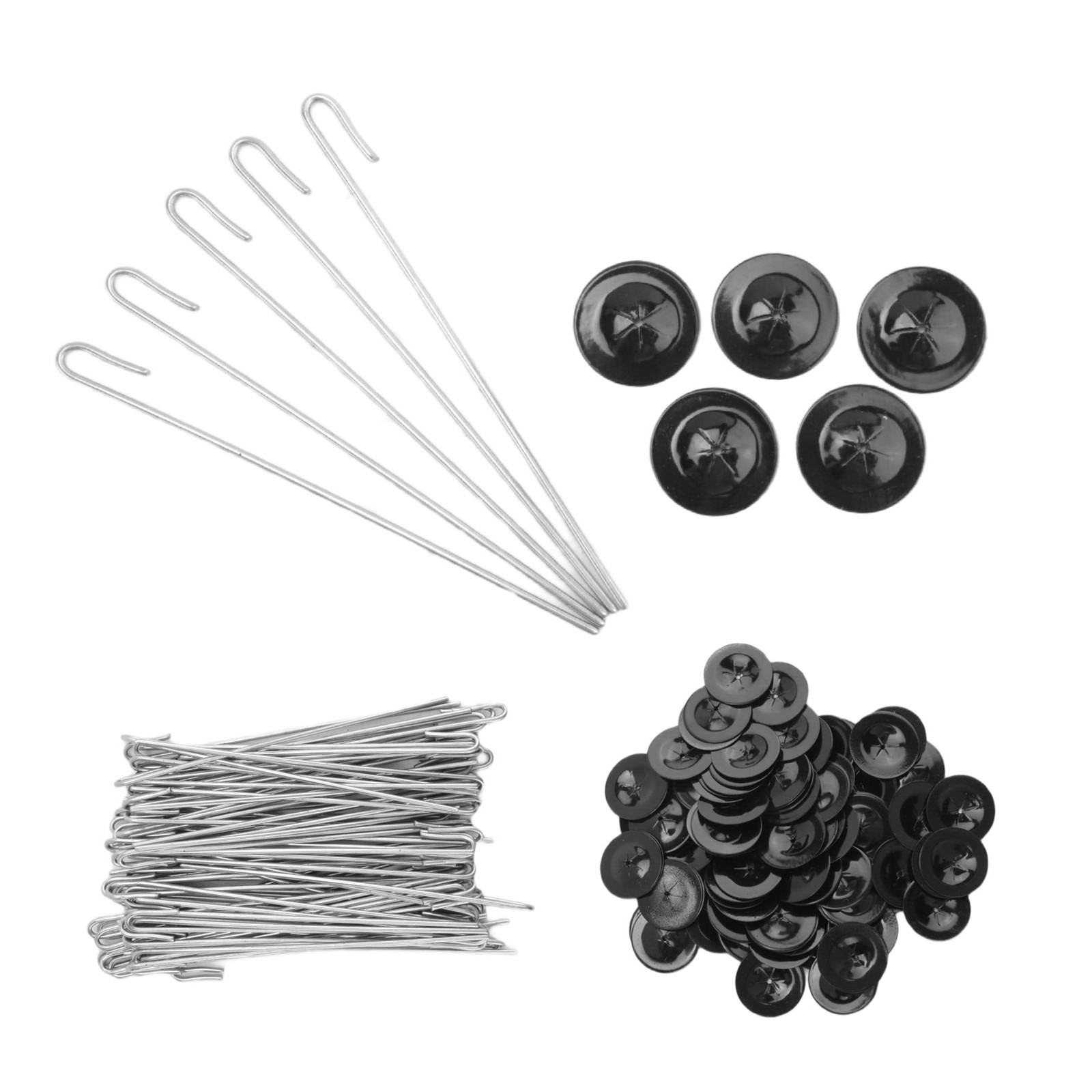 100 Packs Solar Panel Guard Clips, Stainless Steel Wire Fence Fasteners2302