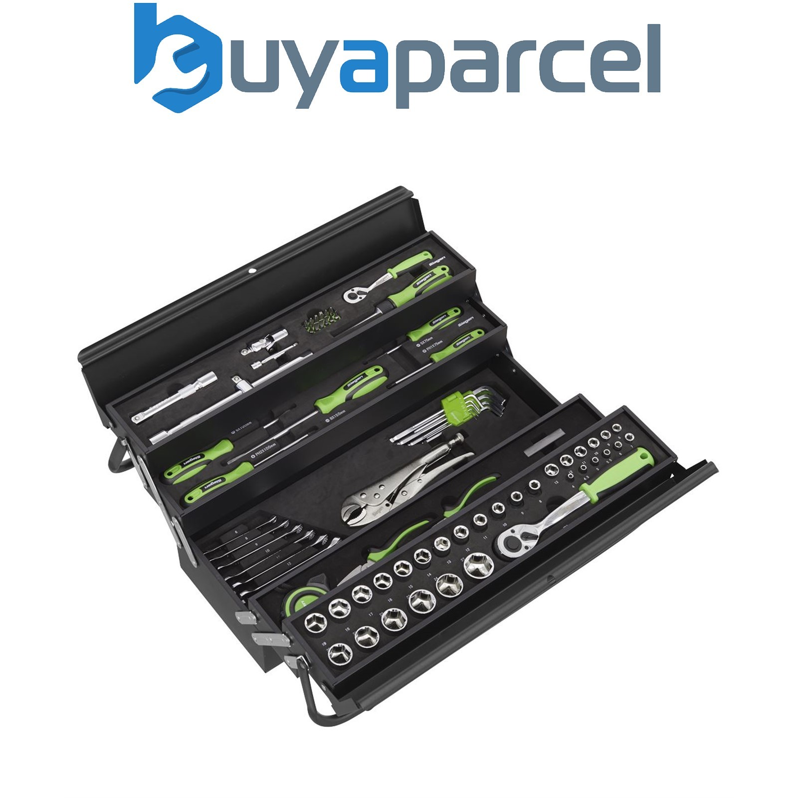 Sealey S01216 Siegen Cantilever Toolbox with Tool Kit 86pc