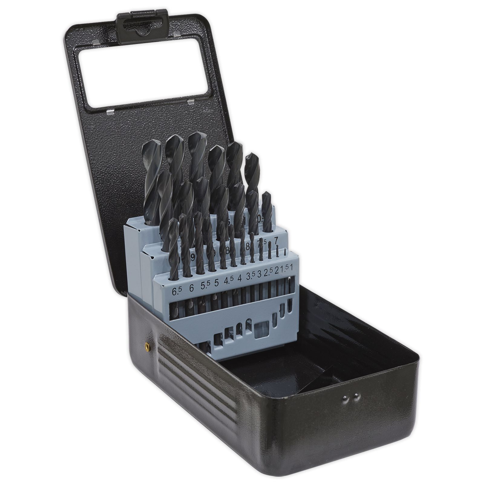 Sealey HSS Drill Bit Set 25pc 1-13mm - Part No. DBS25RF