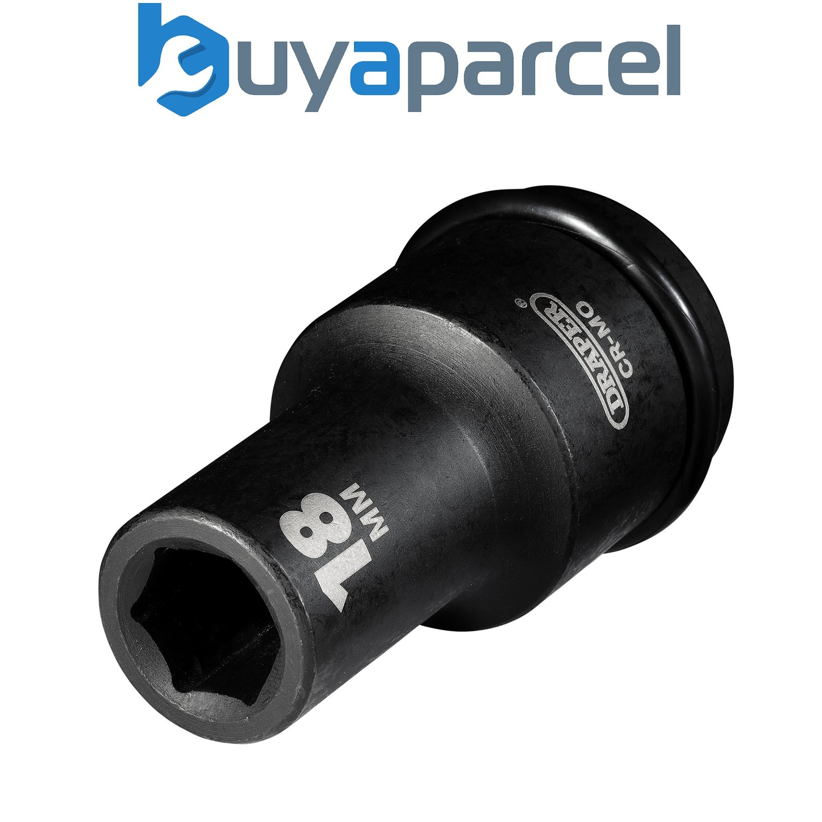 Draper 05050 Draper Hi-TORQ Deep Impact Socket, 3/4" Sq. Dr., 18mm