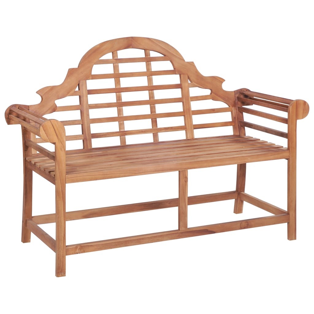 Solid Wood Teak Garden Bench Patio Wooden Outdoor Marlboro Chair vidaXL