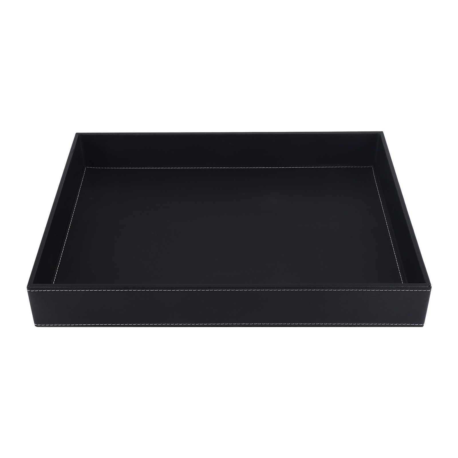 PU Leather Valet Tray Organizer,Catchall Tray Decorative Desktop Storage6754