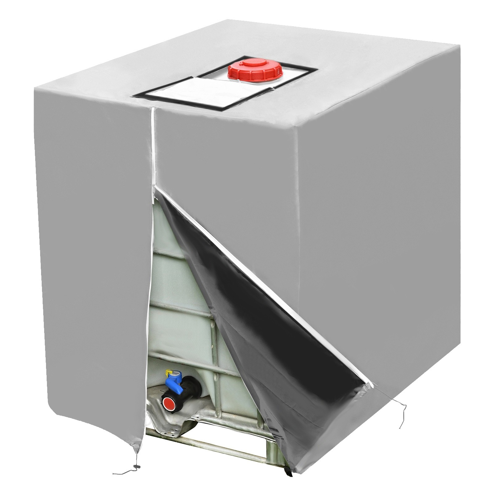 1000L Dustproof Tank Cover Rainwater Tank Oxford Cloth UV Cover Garden4931