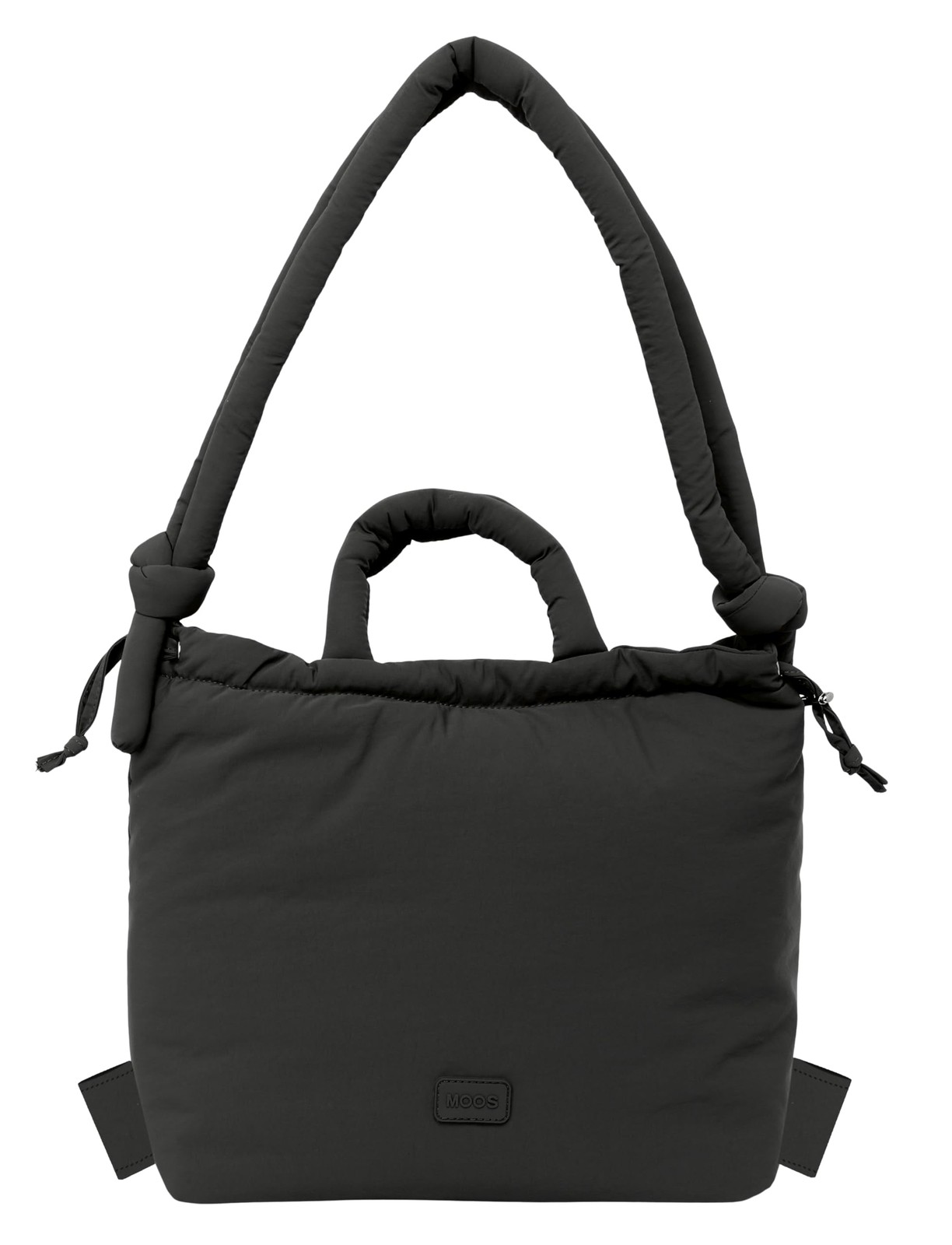 MOOS BLACK PADDED CAPSULE – Backpack Bag, Women's Bag, Shopping Bag, Comfortable