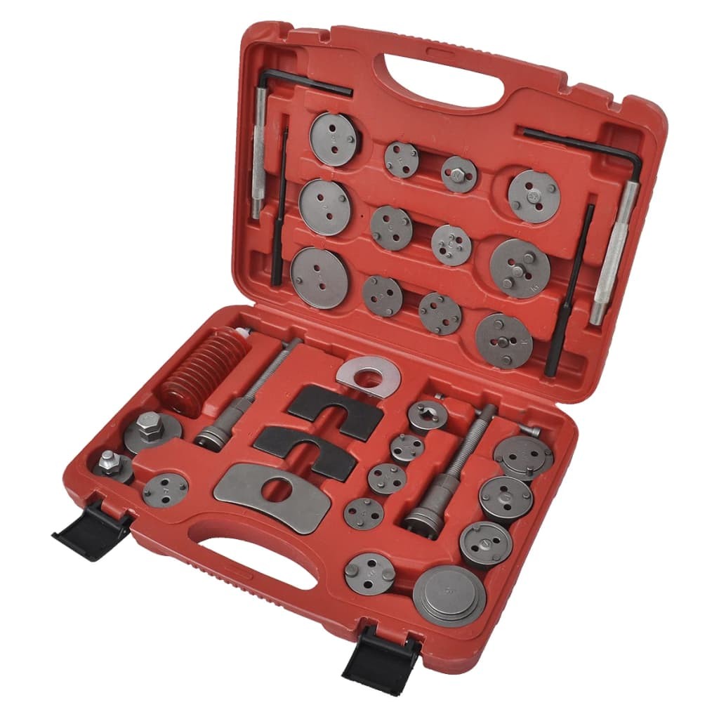 Brake Caliper Piston Wind Back Tool Kit 35 pcs Pin Punch Hex Key Car vidaXL