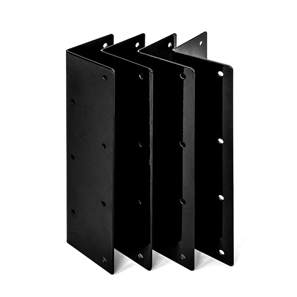 3X(Set of 4 Raised Garden Bed Corner Brackets with Wood Screws for6466