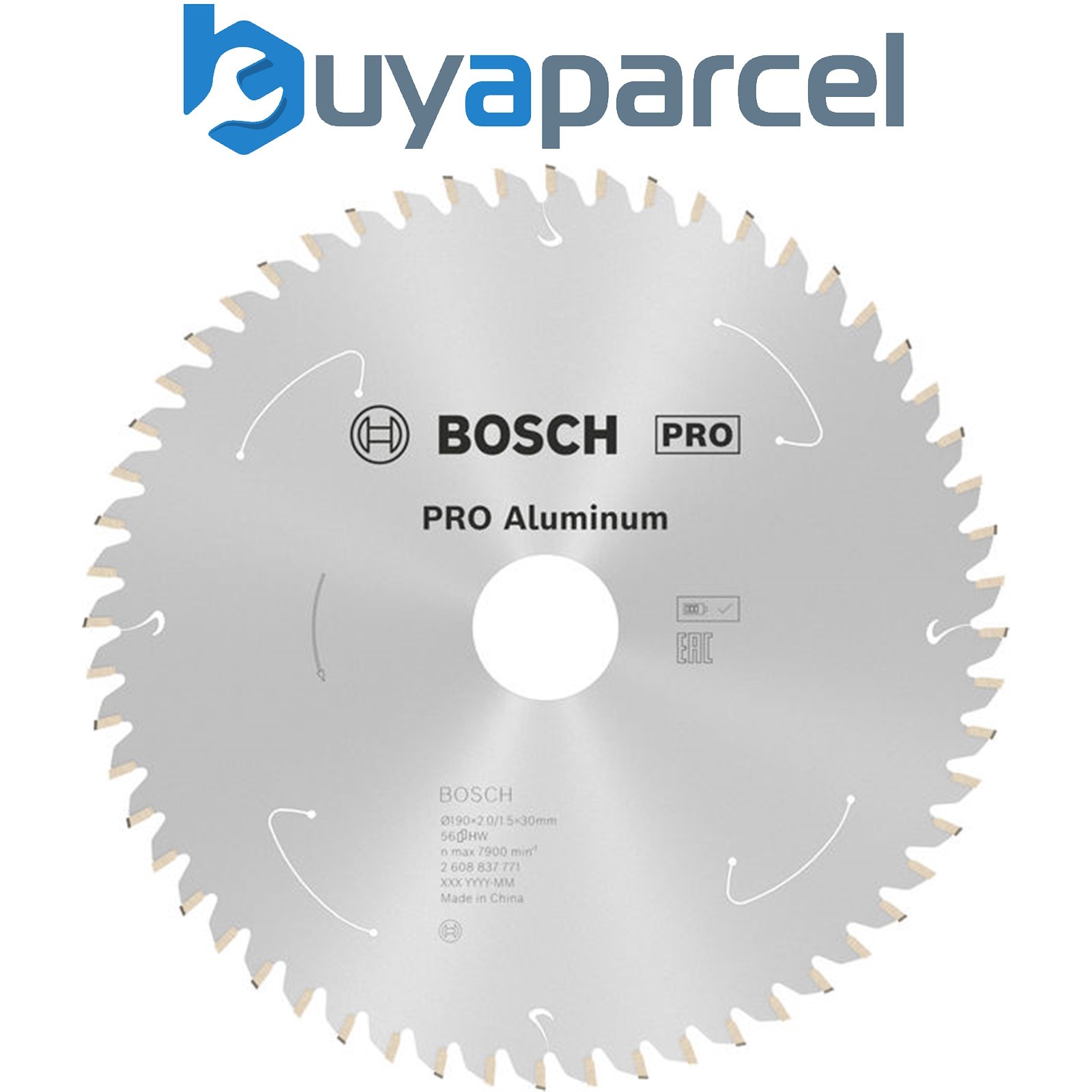 Bosch PRO Aluminium cordless Circular Saw Blade 190 x 2 x 30 mm 2608837771