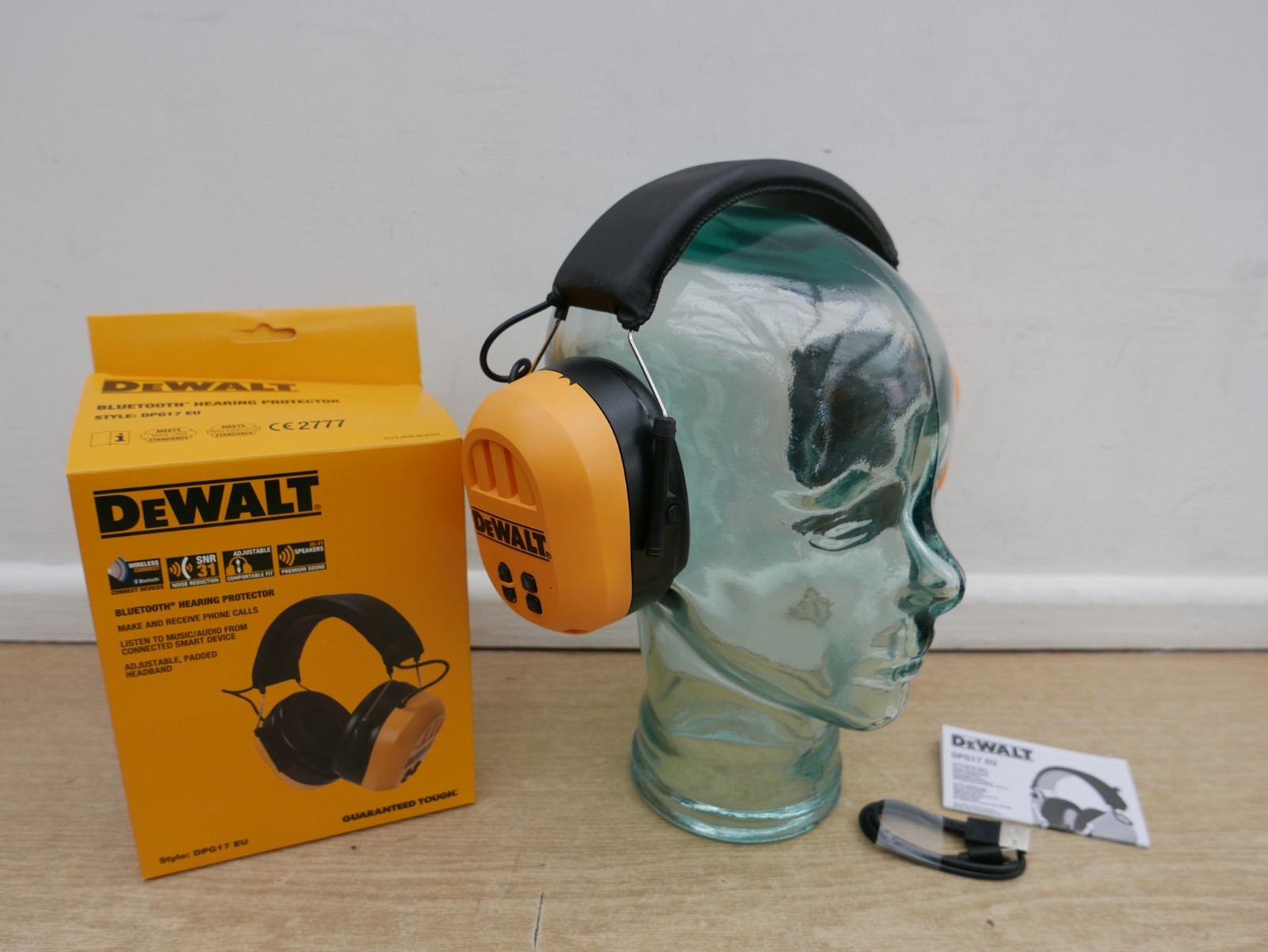 DeWalt DPG17 BX DEWDPG17 Bluetooth Hearing Protector/Ear Defender