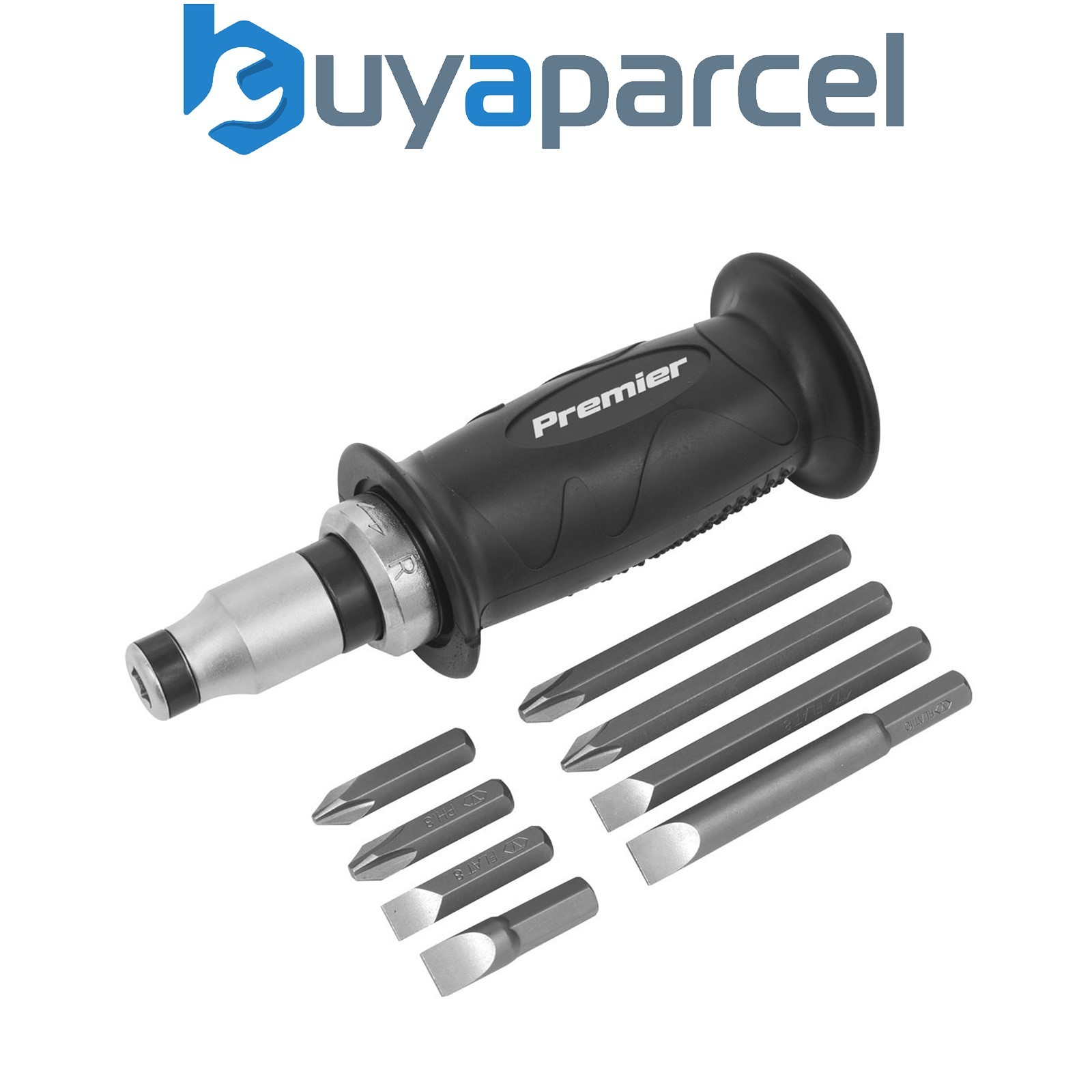 Sealey AK2082 Premier Impact Driver Set with Protection Grip 10pc