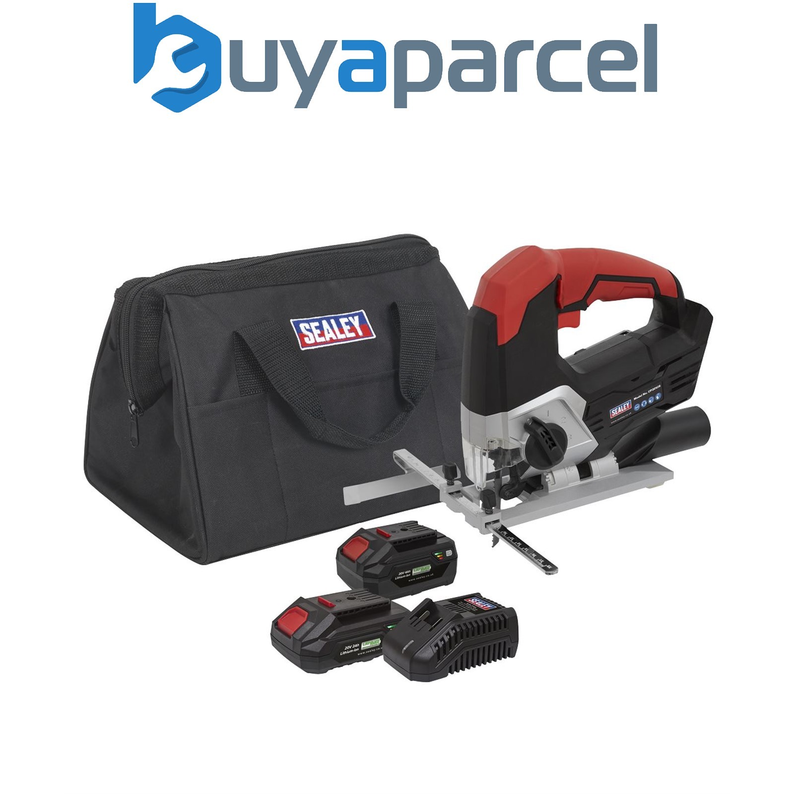 Sealey CP20VJSKIT SV20 Series Cordless Jigsaw Kit 20V - 2 Batteries