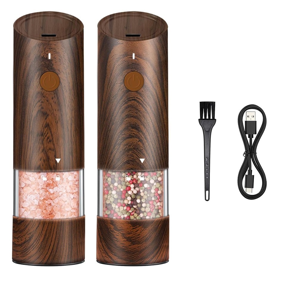 Electric Salt and Pepper Grinder Set-Automatic Pepper and Salt Grinder3100