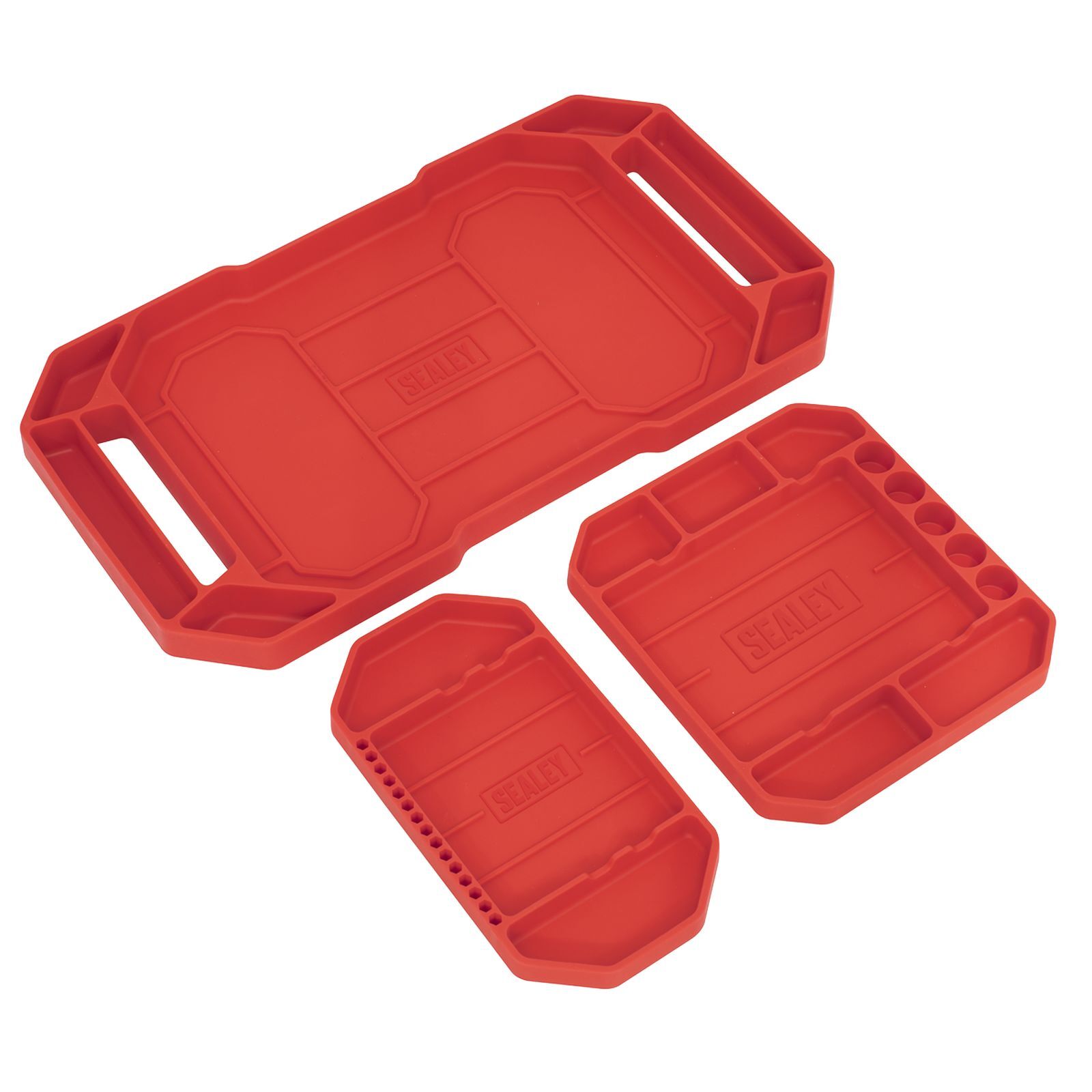 Sealey Flexible Tool Trays Non-Slip - Pack of 3 - APNST4