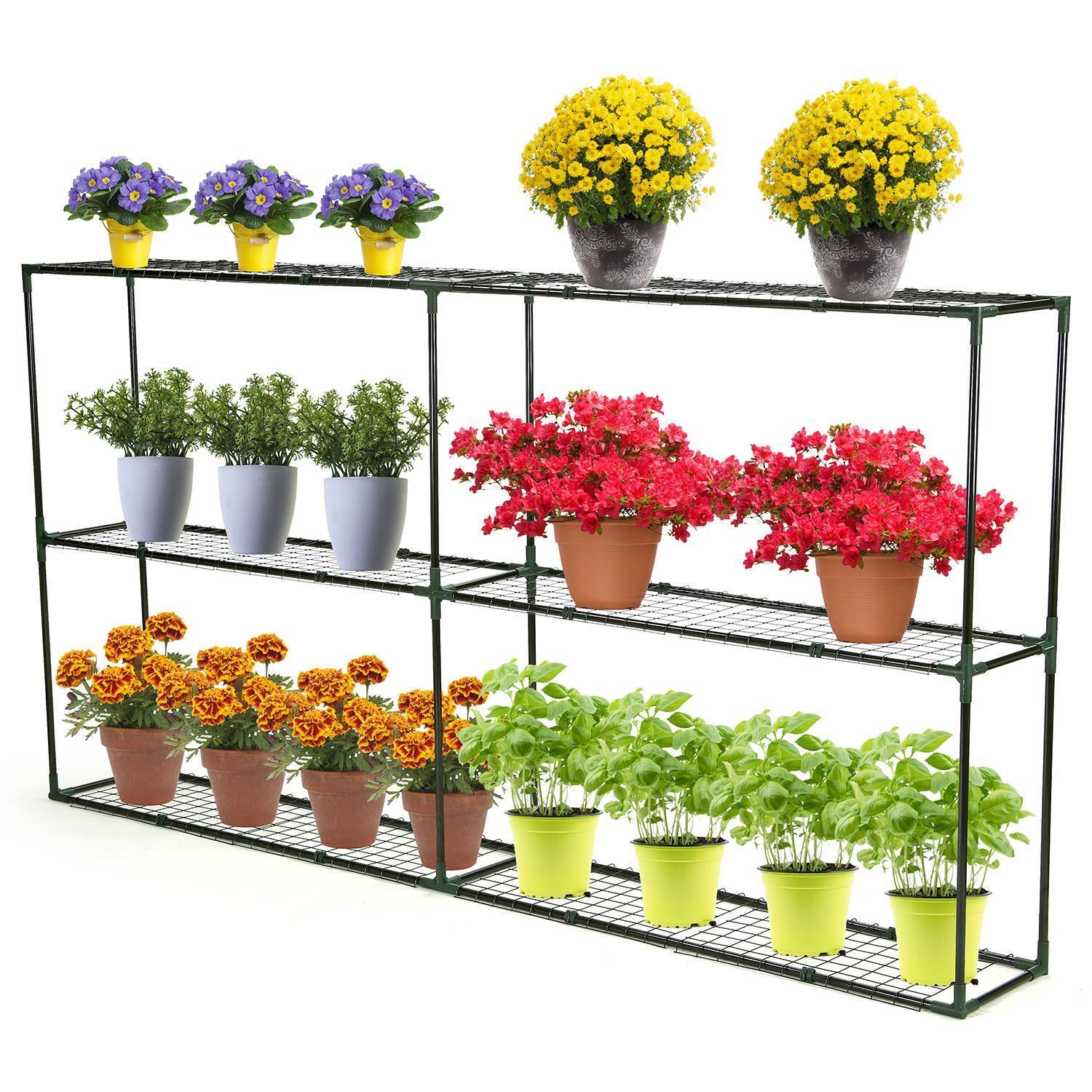 6 Tier Greenhouse Staging Shed Garage Storage Shelving Shelves Racking Unit