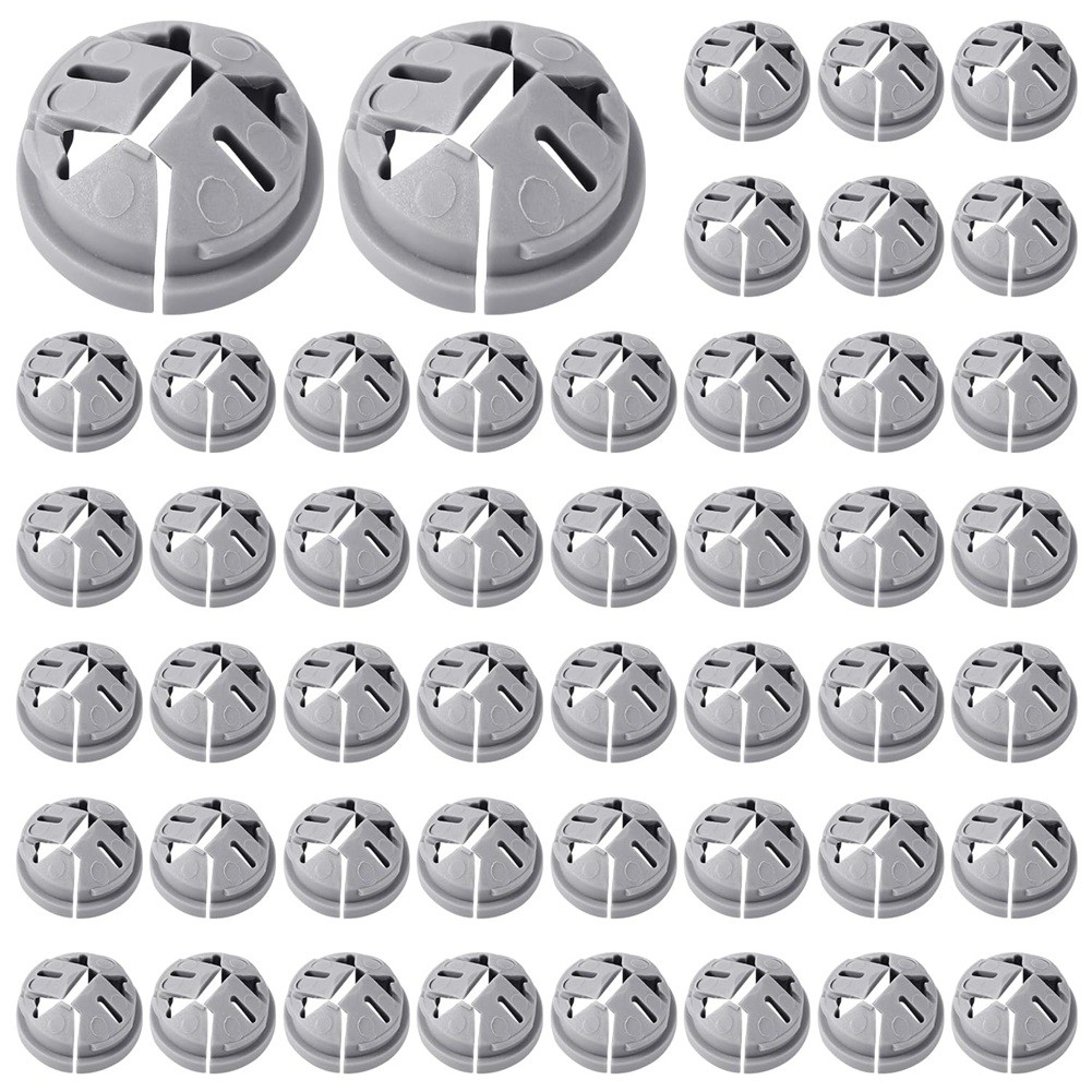 3X(100Pcs Push-in Cable Connectors,Non-Metallic Push in Connector Plastic8154