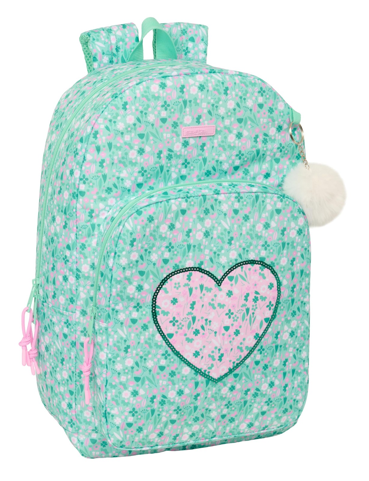 Safta CUORE School Backpack, Adaptable to Cart, Ideal for Children of Different