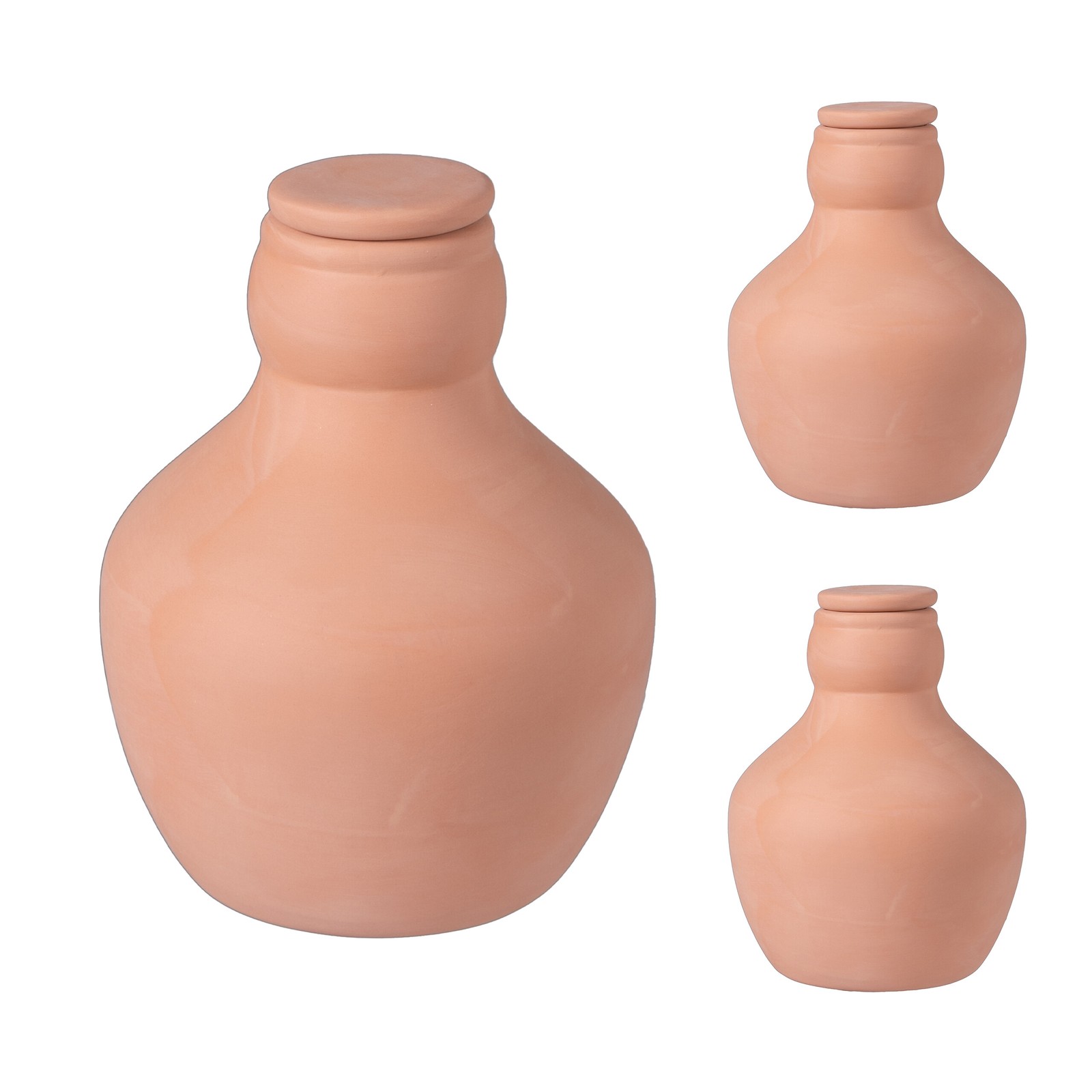 Ollas terracotta self-watering pots 500 ml set of 3