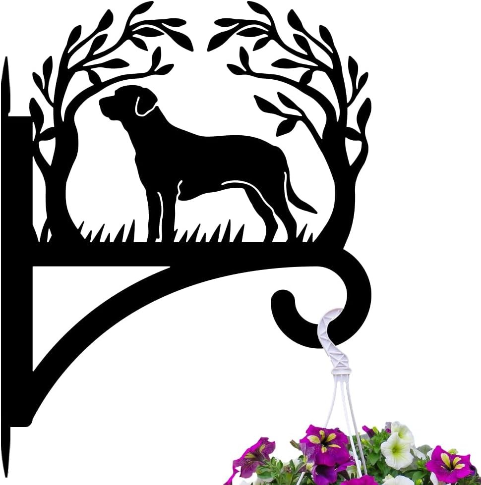 peacoblue Iron Plant Hangers Hooks Large 30x40cm for Outdoor Indoor Hanging Pla