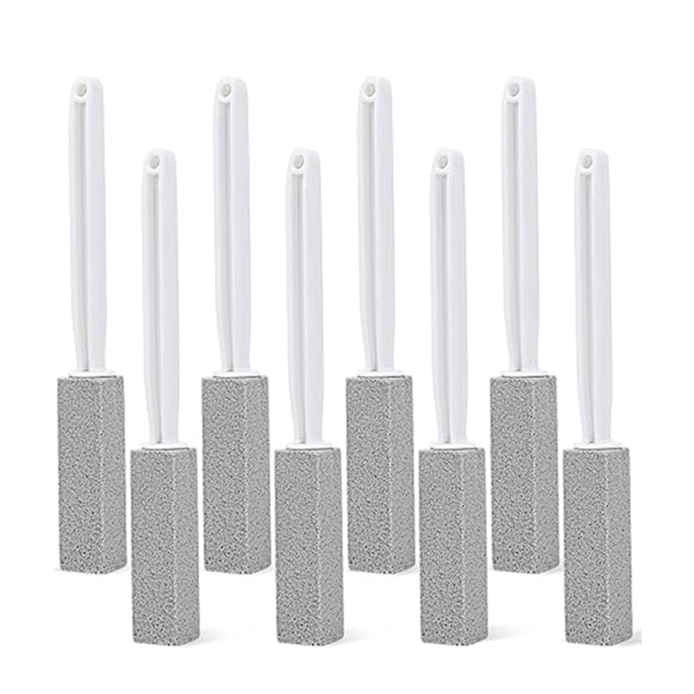 8 Pack Pumice Stone Toilet Brush Hanging Toilet Brush Home Pumice Cleaning6607