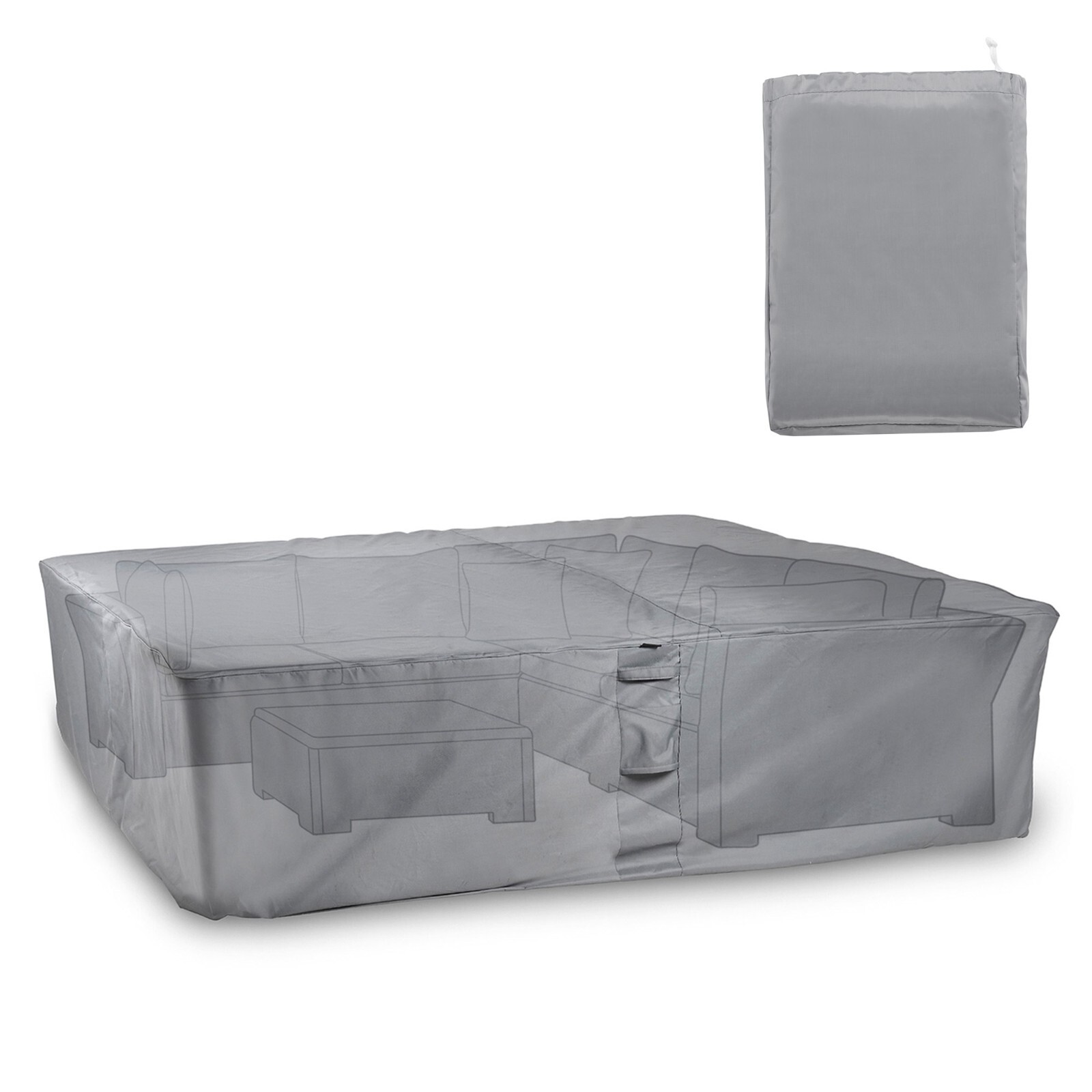 Waterproof Garden Furniture Set Cover, L250cm x D200cm x H85cm, VonHaus
