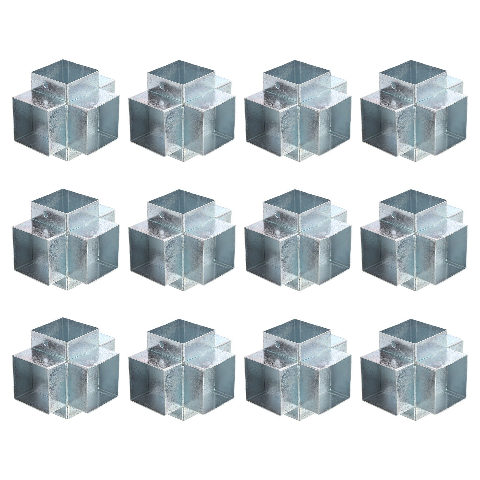 5-Way Gazebo Brackets Kit, Angle Bracket for 2" x 2" Lumber (12 Pack)