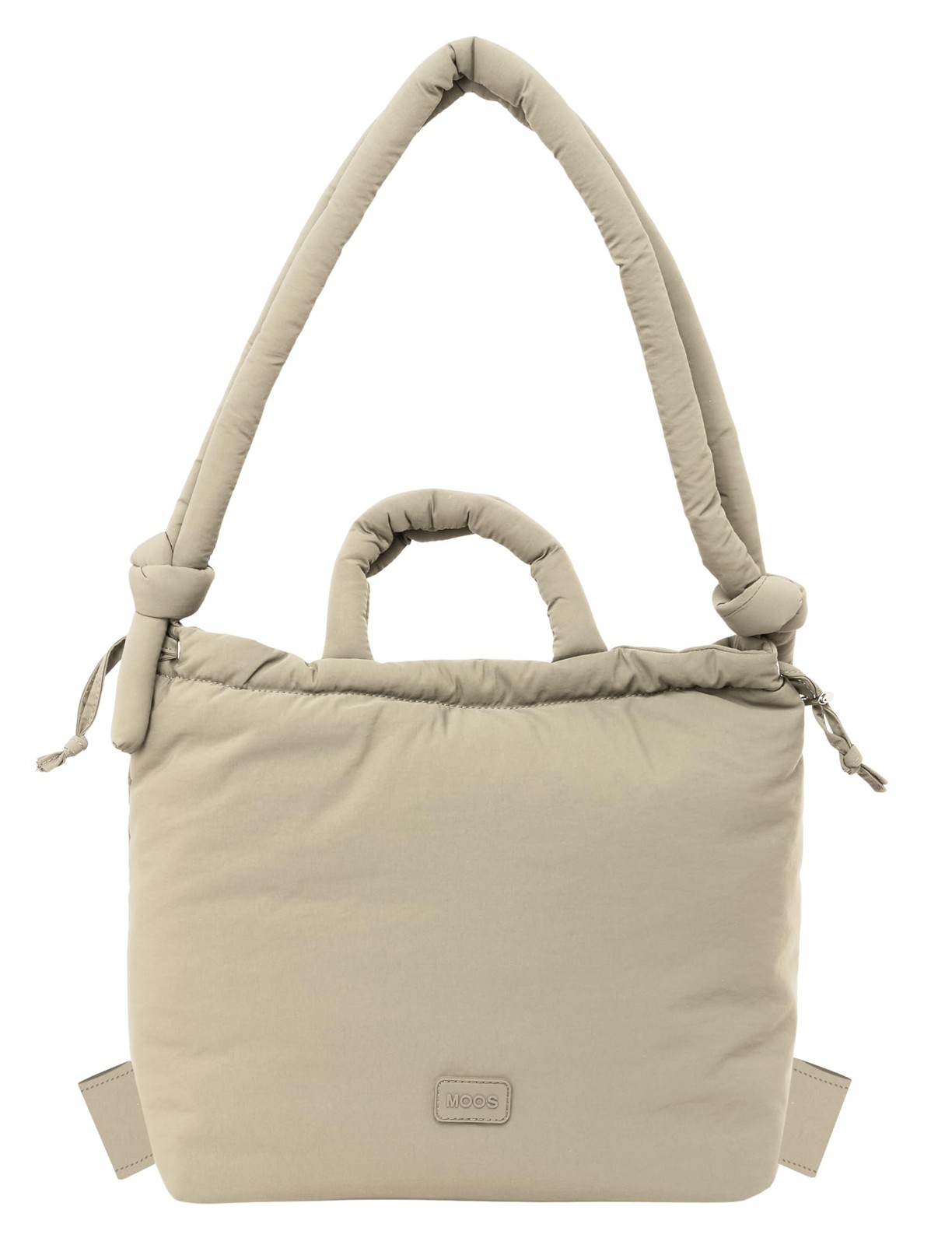 MOOS PADDED CAPSULE LIGHT BEIGE - Backpack Bag, Women's Bag, Shopping Bag, Comfo
