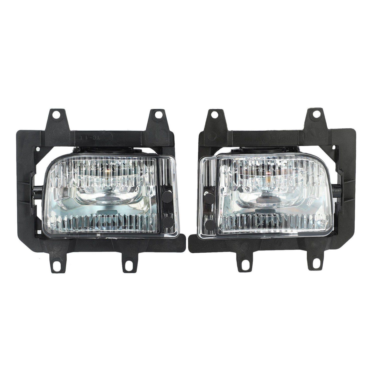 2Pcs Crystal Clear Lens Cover Front Bumper Fog Light Lamps House For E307594