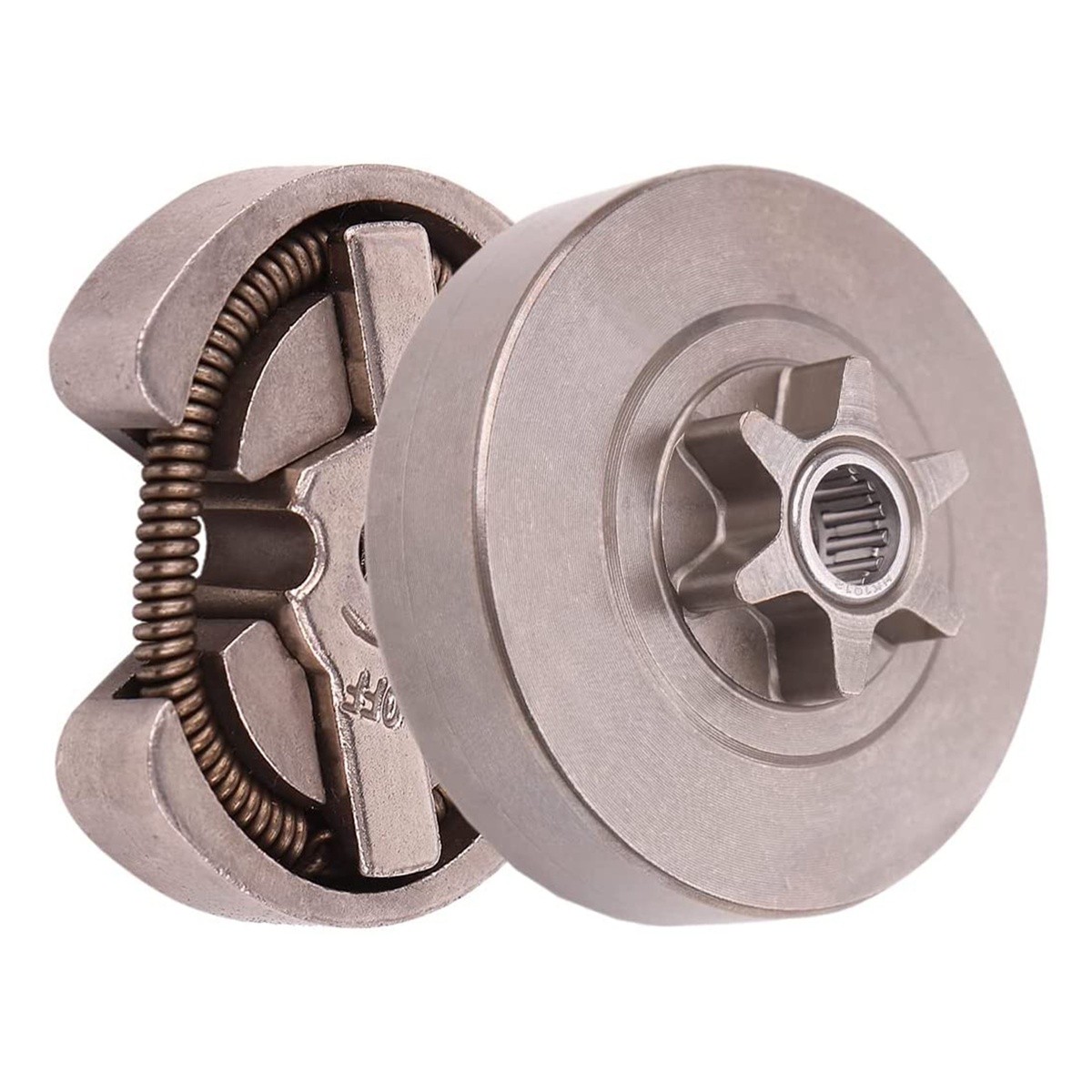 2X(3/8-6T Spur Sprocket Clutch Drum Assembly Kit for 120 36 41 136 137 1415815