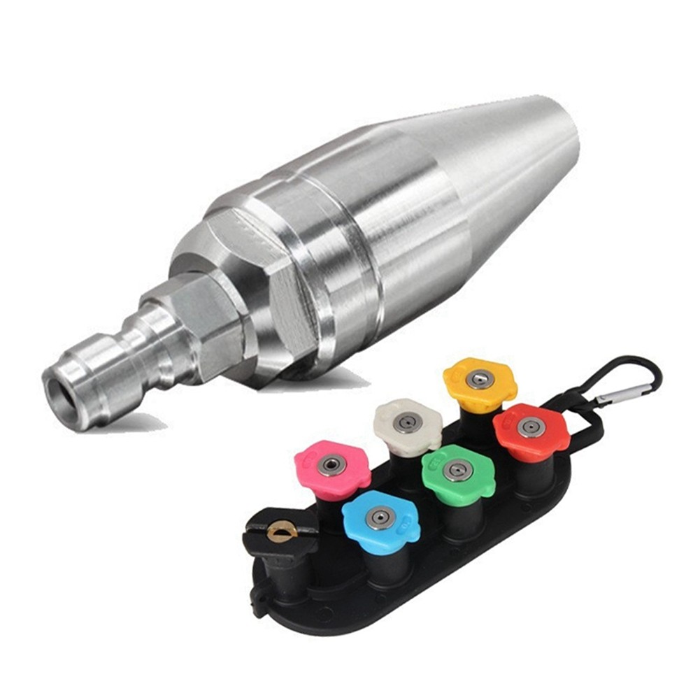 2X(Turbo Nozzle for Pressure Washer Rotating for Hot and Cold Water with8604