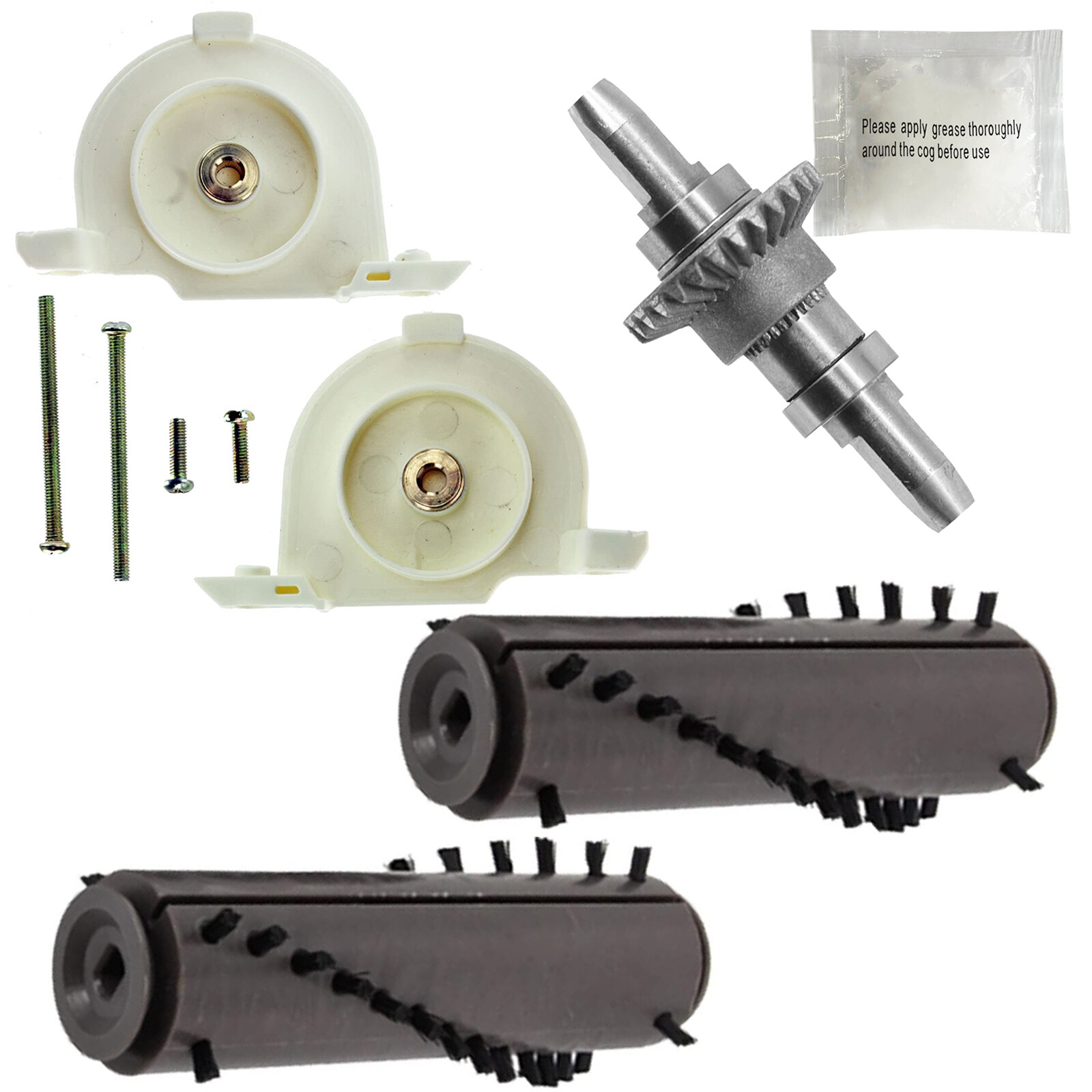 Brushroll + End Caps + Drive Cog Shaft for GTECH AIRRAM Vacuum AR01 2 3 5 DM001