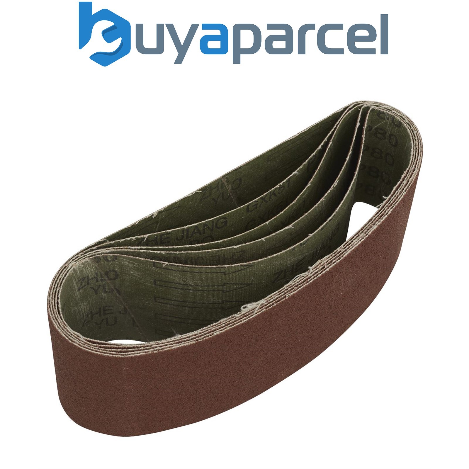 Sealey SB80457 76 x 457mm Sanding Belt 80Grit - Pack of 5