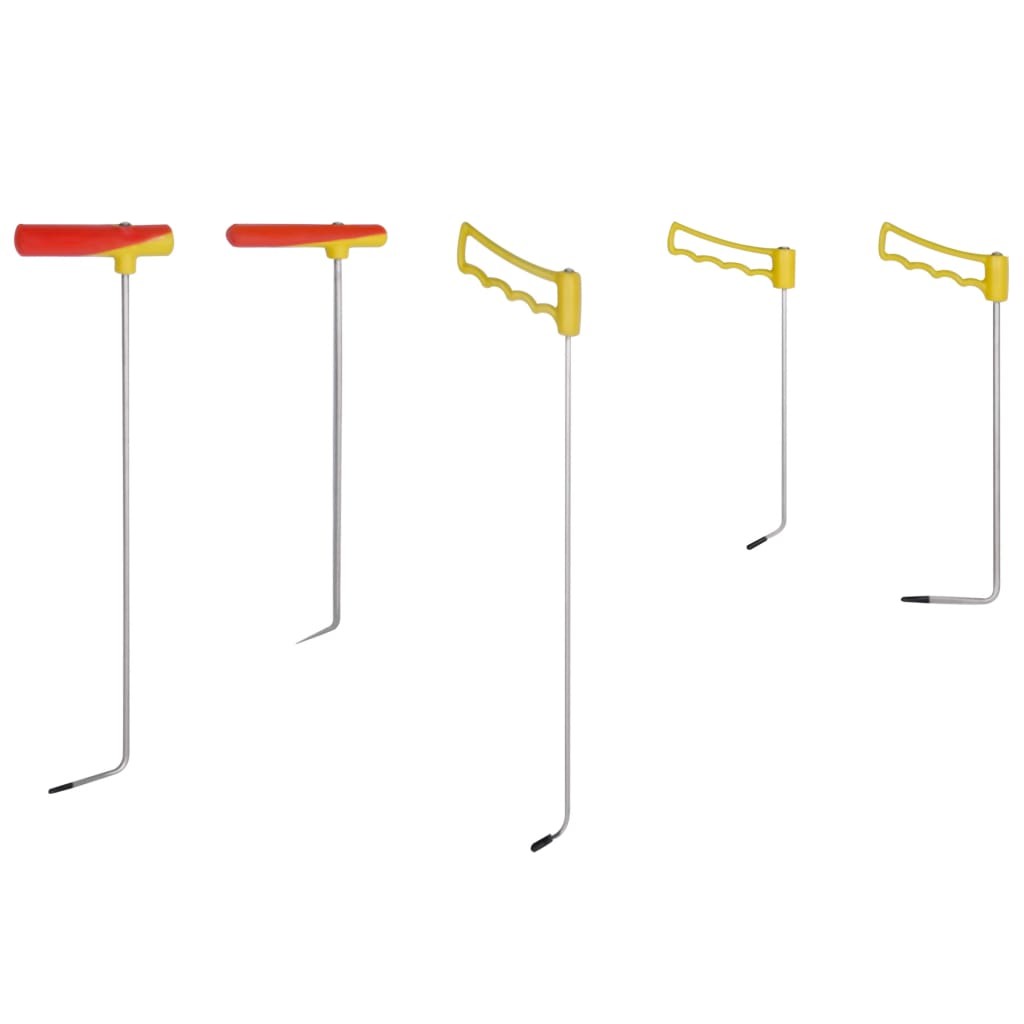 Paintless Dent Repair Set 5 Piece Spring Steel Car Tool vidaXL