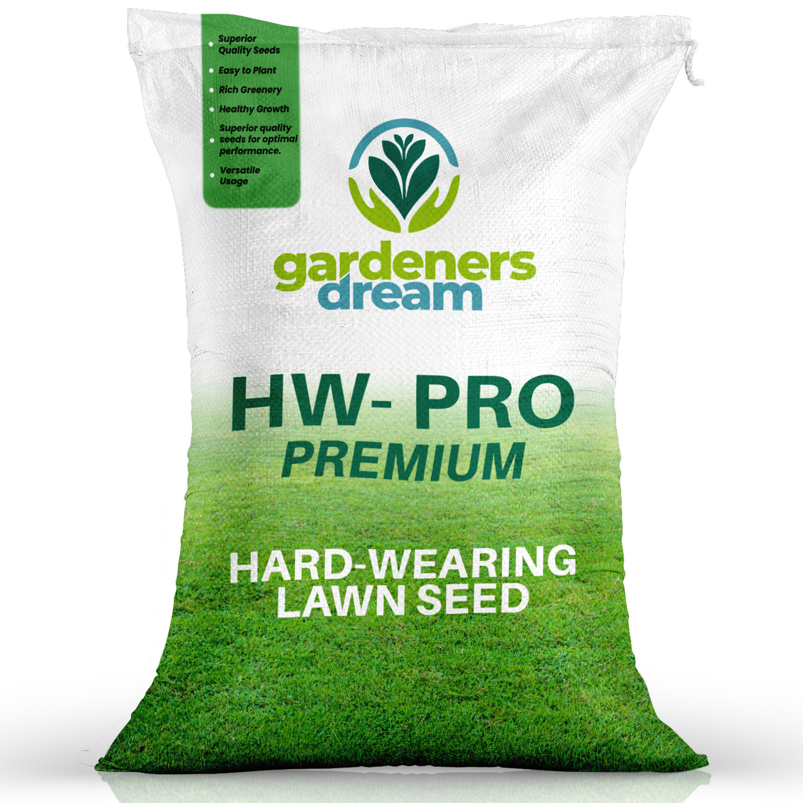 2.5KG GARDENERS DREAM HARD-WEARING PREMIUM TOUGH BACK GARDEN LAWN GRASS SEED