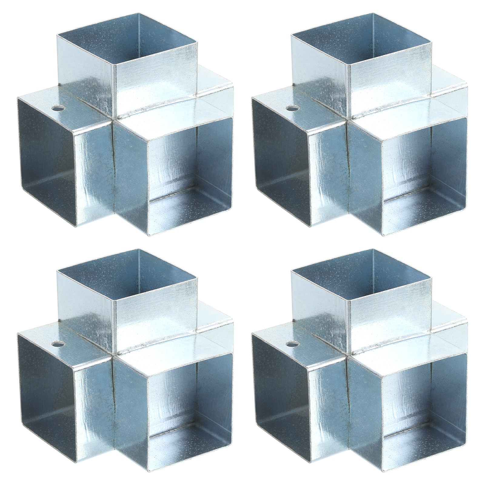 4-Way Gazebo Brackets Kit, Angle Bracket for 2" x 2" Lumber (4 Pack)