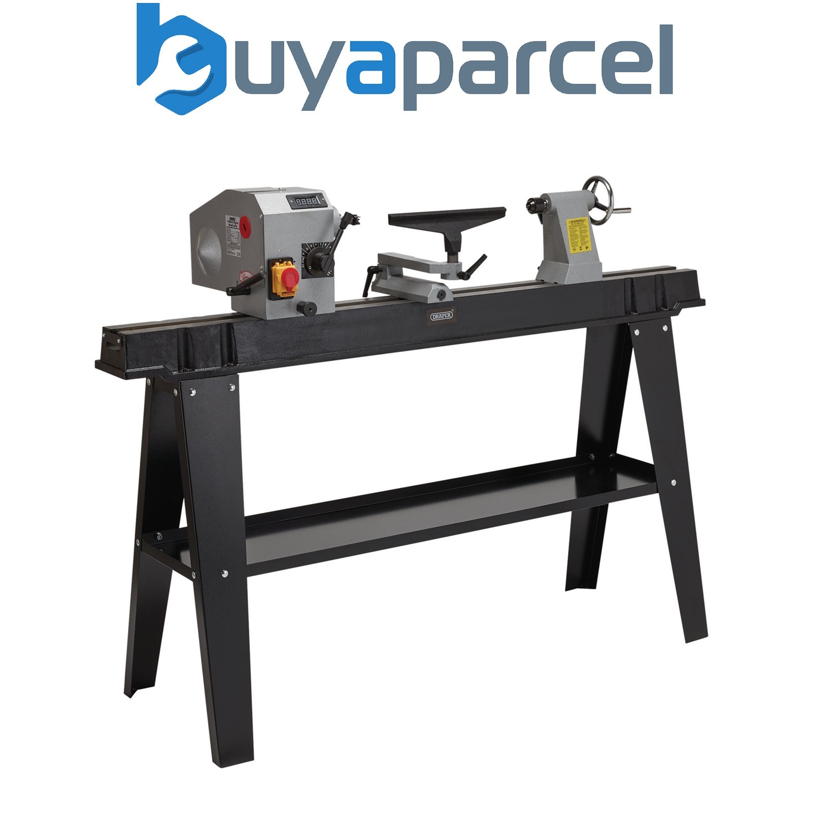 Draper 60990 Variable Speed Wood Lathe with Digital Display, 750W