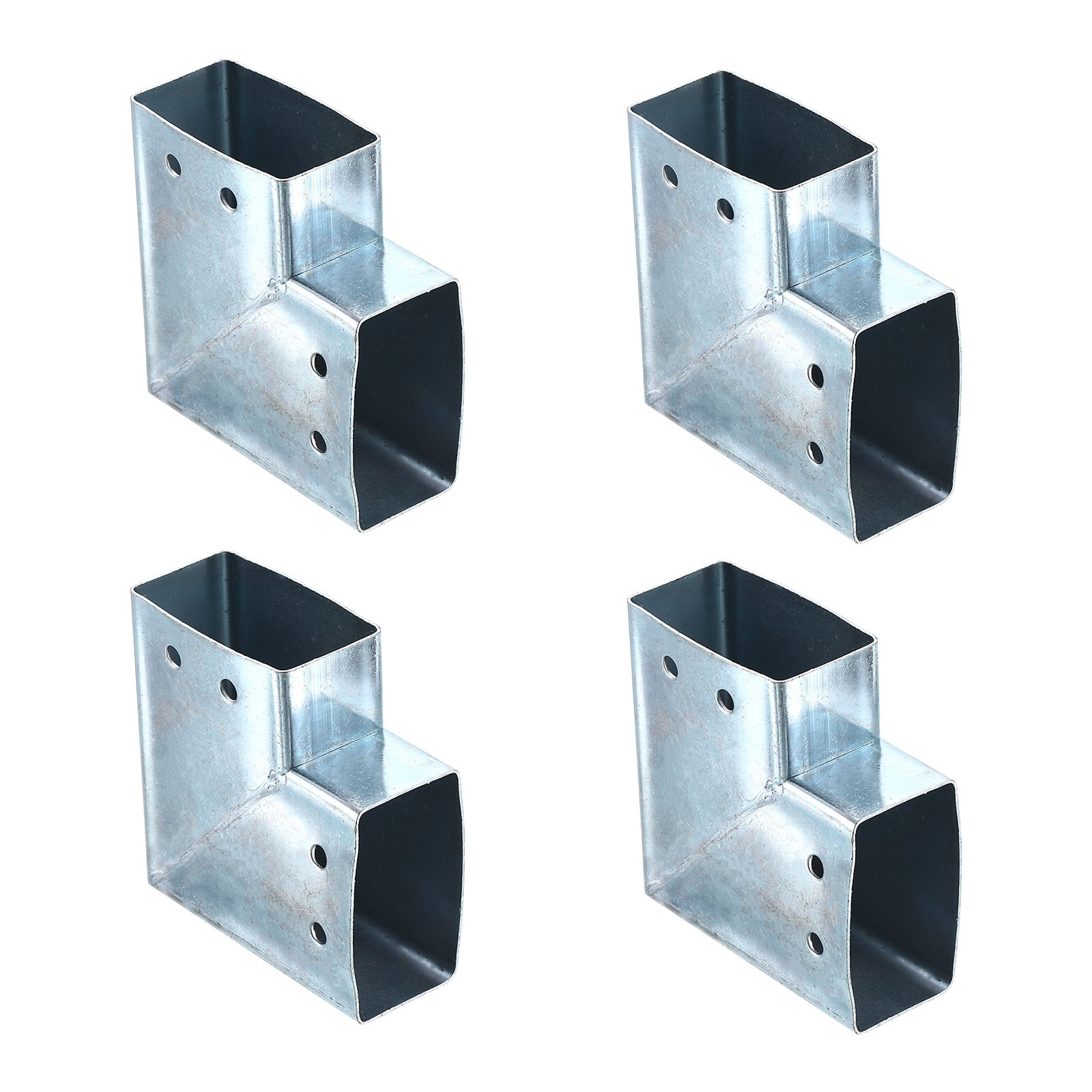 2-Way Gazebo Brackets Kit, Angle Bracket for 2.4" x 1.22" Lumber (4 Pack)