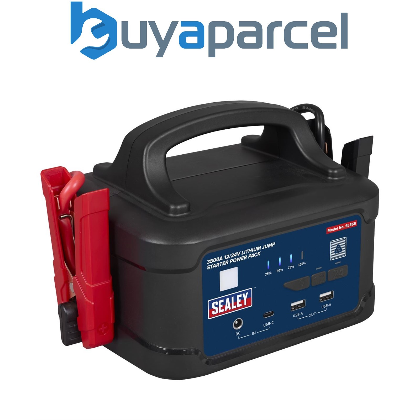 Sealey SL36S 3500A 12/24V Lithium Jump Starter Power Pack
