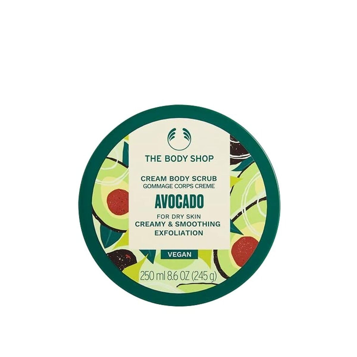 Avocado Cream Body Scrub 250 Ml
