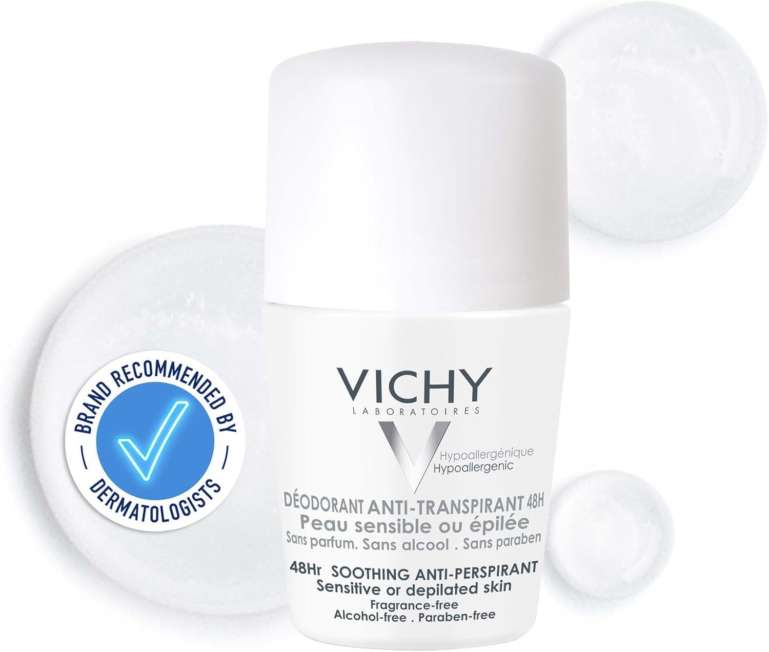 Vichy 48H Soothing Roll-On Anti-Perspirant for Sensitive Skin 50ml