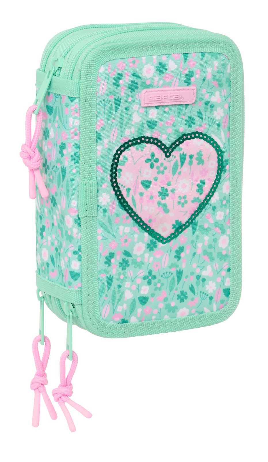 Safta CUORE – School Pencil Case with 37 Tools Included, Children's Pencil Case,