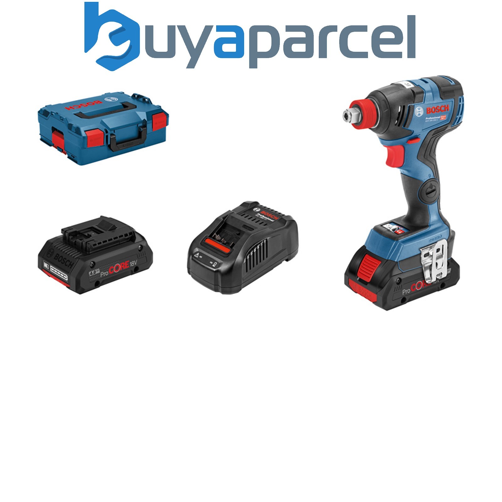 Bosch PRO Cordless Impact Driver/Wrench GDX 18V-200 C L-Boxx 136 06019G4270