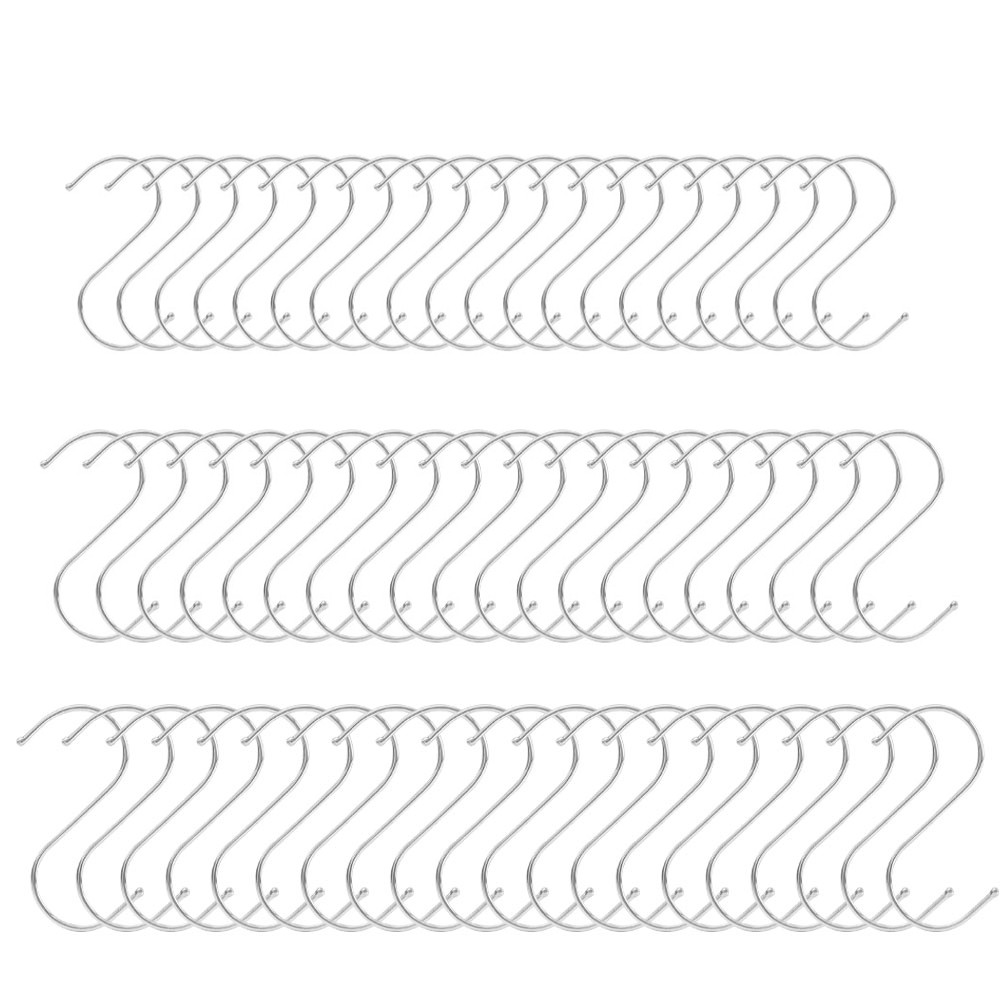 S Shape Hook Stainless Steel Clothes Bag Towel Hanger Multifunctional8386