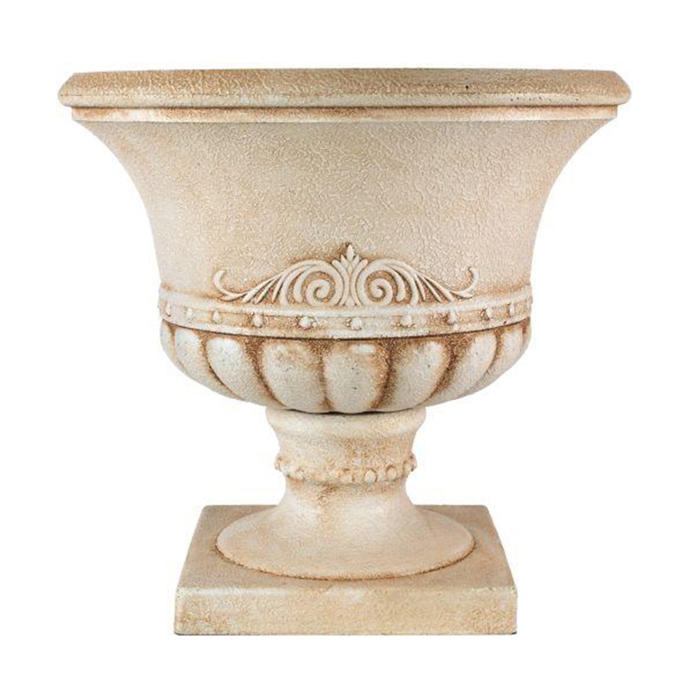 Short Urn planter in Sandstone